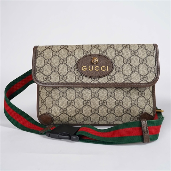 Túi GG đeo chéo xám (498980-520981) sz25 KG+