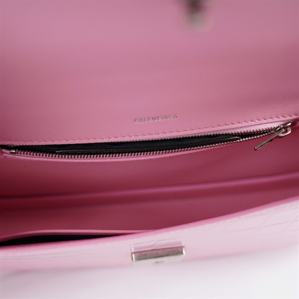 Túi Balenciaga kẹp nách hồng (618930-5616-T-562481) sz24 KG+