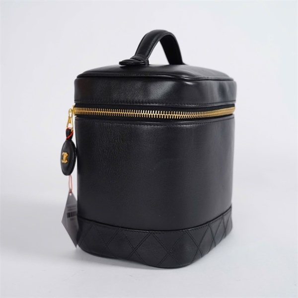 Túi Chanel Vanity đen (4120396) sz15 KG+