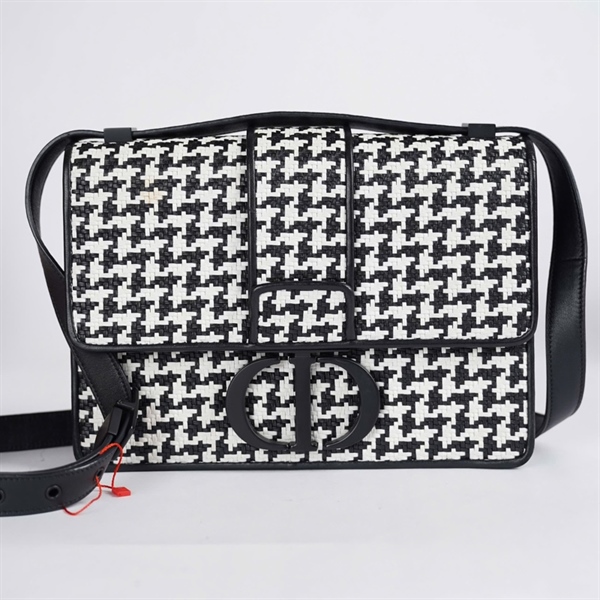 Túi Dior đeo chéo trắng đen (19-MA-1129) sz24 KG+