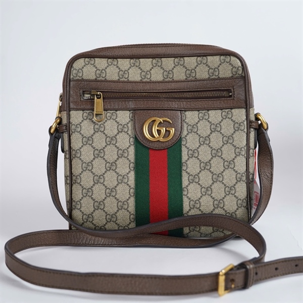 Túi GG đeo chéo xám (C030887281) sz23 KG+