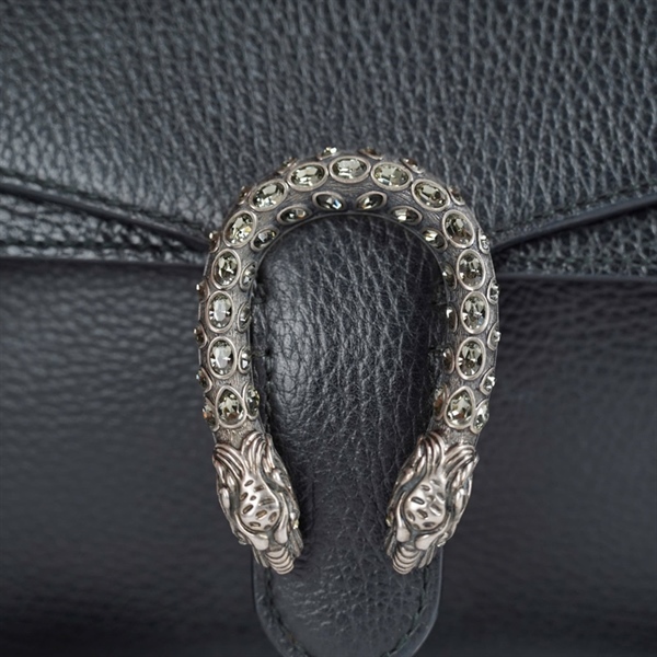 Túi GG Dionysus đen (421970-204991) sz20 KG+