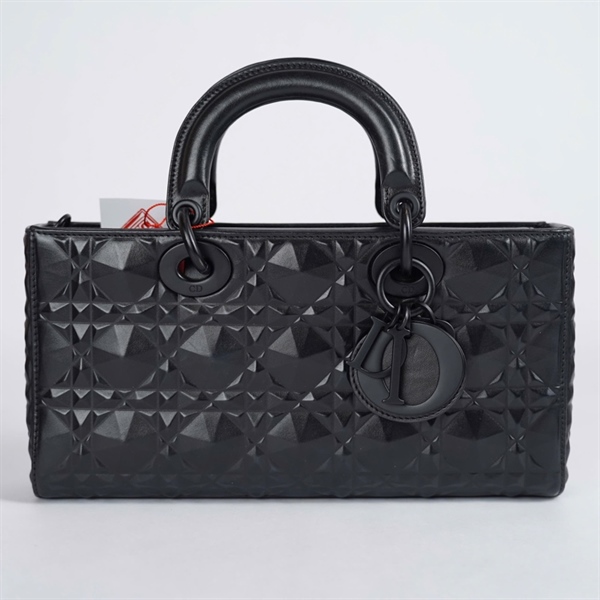 Túi Dior Joy đen kim cương 2strap (18-MA-0242) sz26 KG+