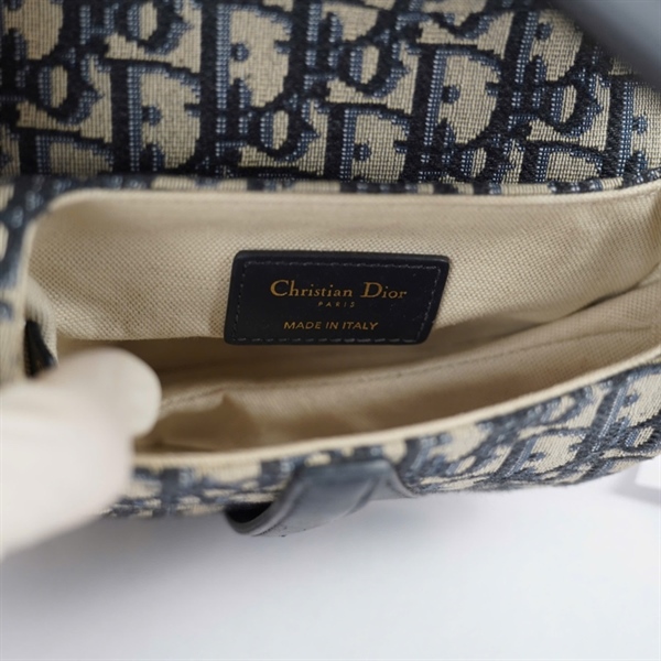 Túi Dior Saddle xám in chữ (05-RU-1108) sz16 KG+