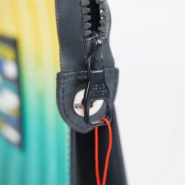 Túi LV Clutch xanh vàng sz27 KG+