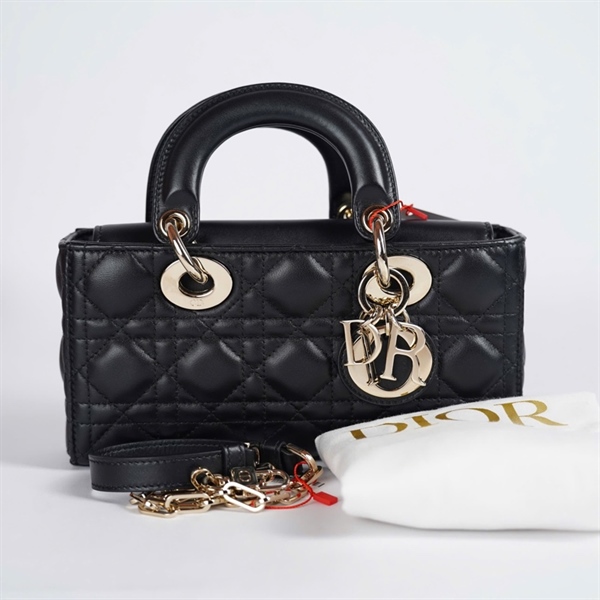 Túi Dior Joy đen (15-MA-0223) sz22 +