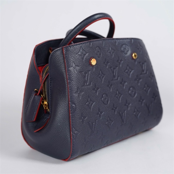 Túi LV Montaigne xanh kèm ổ + 2 chìa sz24 KG+