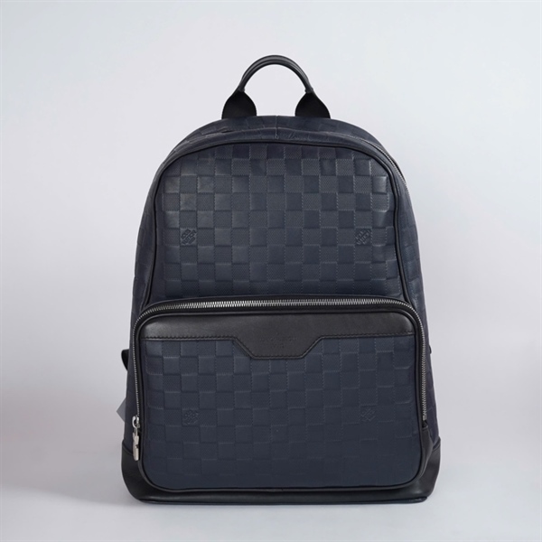 Balo LV ô vuông đen KG+