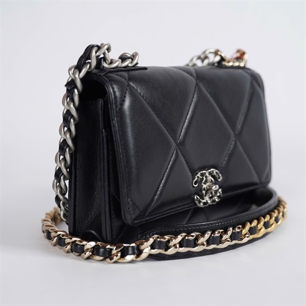 Túi Chanel Woc đen (X5H37NT9) sz19 KG+