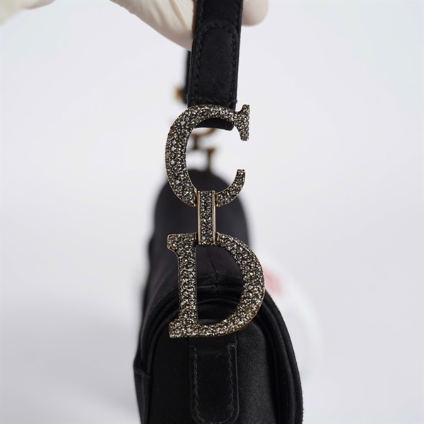 Túi Dior Saddle đen sz16 KG+