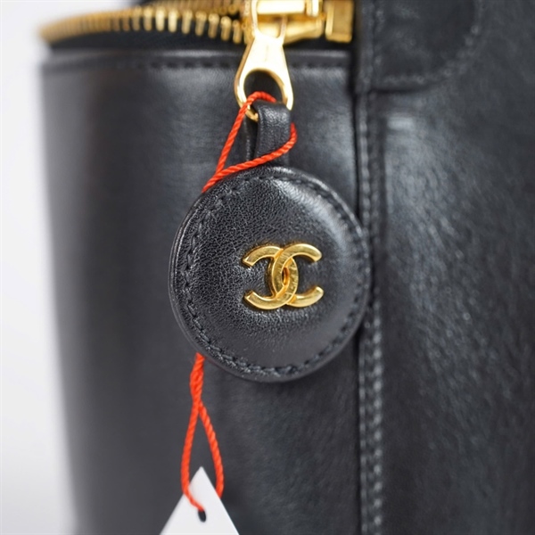 Túi Chanel Vanity đen (4120396) sz15 KG+