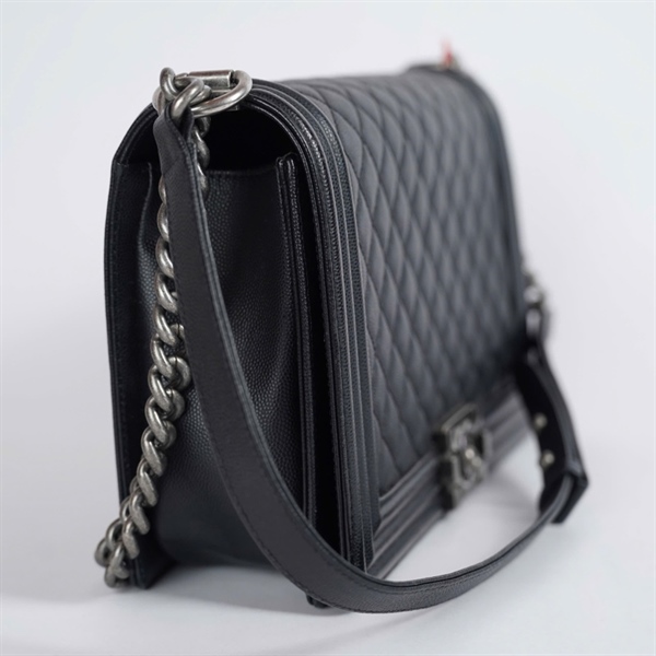 Túi Chanel Boy đen (25654191) sz28 KG+