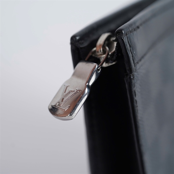 Túi LV Clutch ô vuông đen sz26 KG+