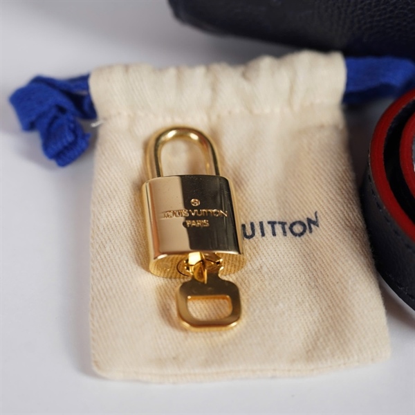 Túi LV Montaigne xanh kèm ổ + 2 chìa sz24 KG+