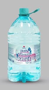 Nước thanh khiết pha sữa và uống thuốc 6Lit (thùng/2 bình)