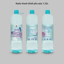 Nước thanh khiết pha sữa và uống thuốc 1250ml (thùng/12 chai)