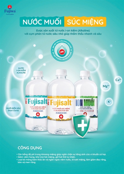 Chai ion muối 300ml - hương the mát - thùng/24 chai