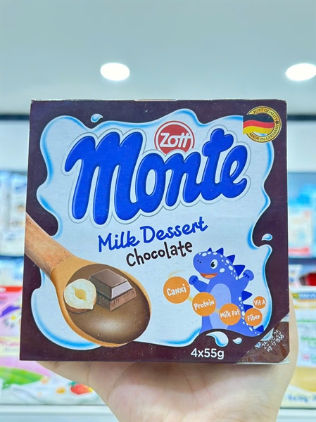 Váng sữa Monte 6M+ Chocolate