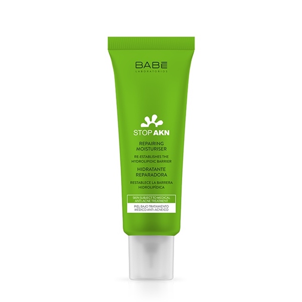 Kem Dưỡng Phục Hồi Da Mụn Babe Stop AKN Repairing Moisturiser 50ml