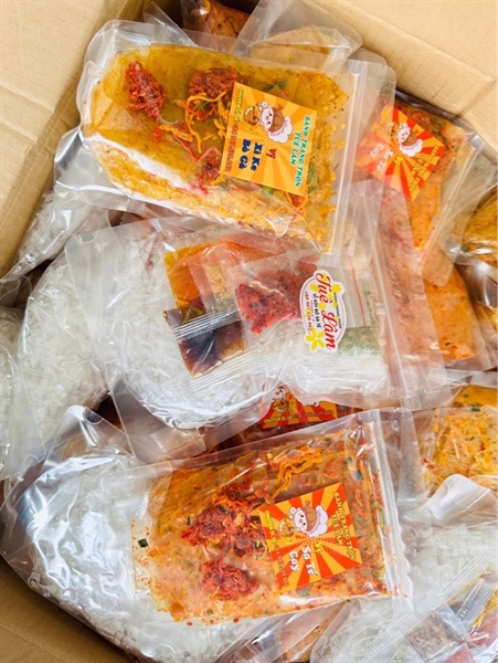 Bánh Tráng Trộn Vị Xì Ke Bò Gà