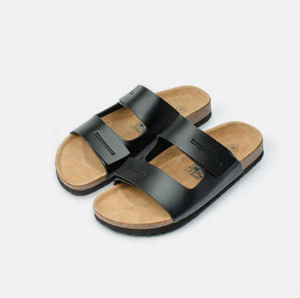 Dép đế trấu BU04 - Đen