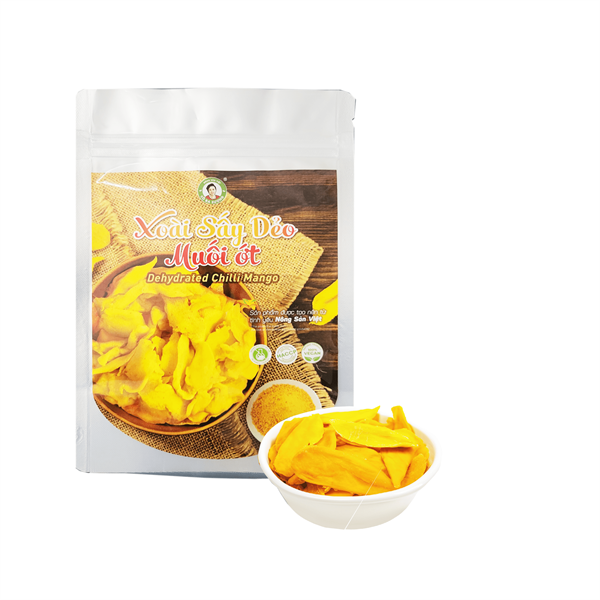 XOÀI SẤY DẺO MUỐI ỚT ĐÓNG TÚI