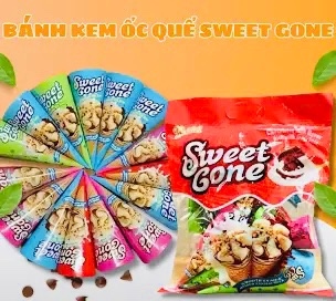 Bánh kem ốc quế sweet 300GR