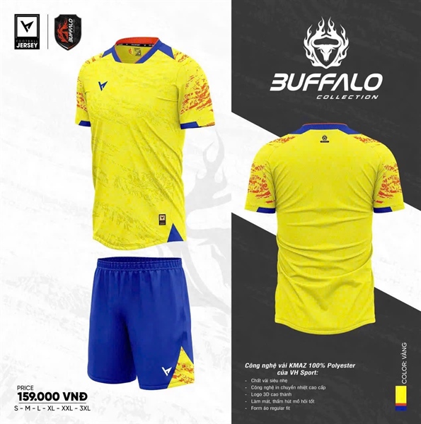 Bộ bóng đá VH BUFFALO - Vàng