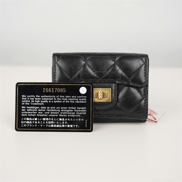 Ví Chanel đen gập 3 (26617085) (BQ) KG+