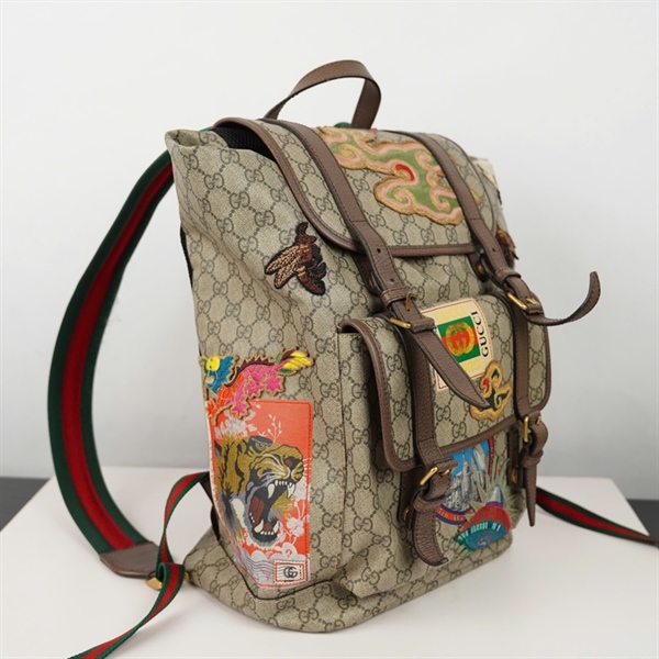 Balo GG xám in hình (BQ) KG+