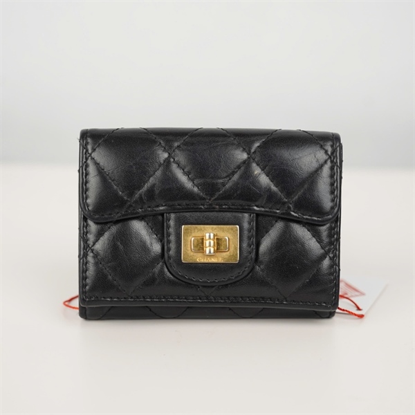 Ví Chanel đen gập 3 (26617085) (BQ) KG+