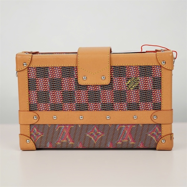 Túi LV Trunk xám hoa đỏ (PL2189) sz20 (BQ) KG+