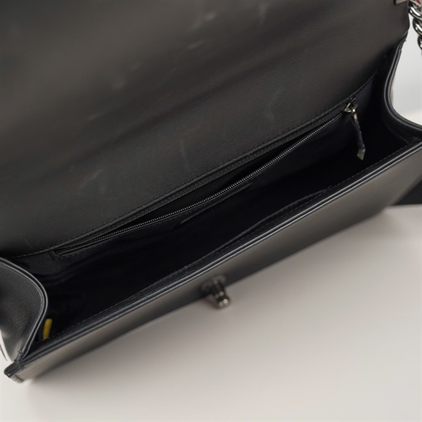 Túi Chanel Boy đen (20296990) sz28 (BQ) KG+