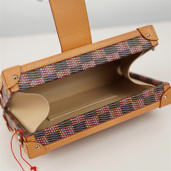 Túi LV Trunk xám hoa đỏ (PL2189) sz20 (BQ) KG+