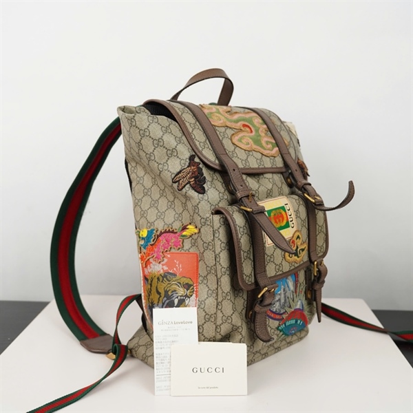 Balo GG xám in hình (BQ) KG+