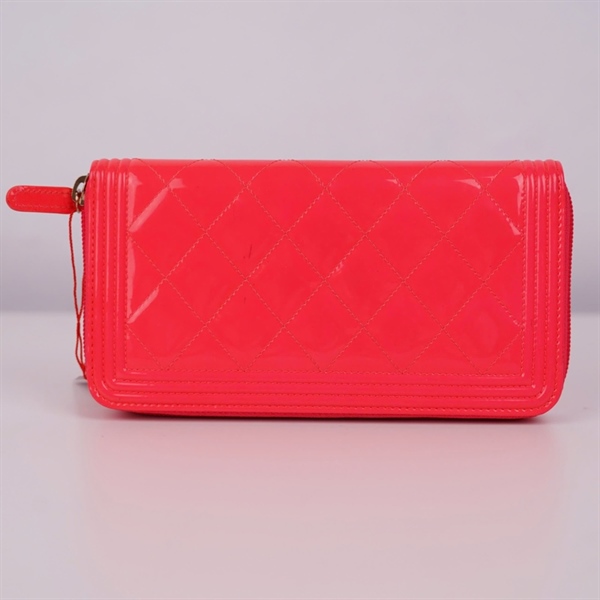 Ví Chanel hồng bóng (22028288) (BQ) KG+