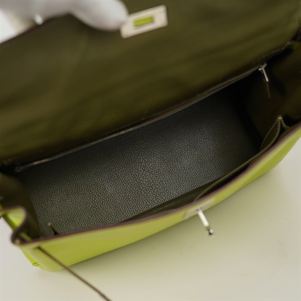 Túi Hermes Kelly xanh sz35 (BQ) KG+