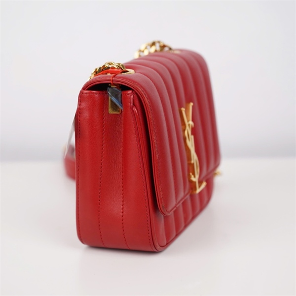 Túi YSL đeo chéo đỏ (GNR538439-0918) sz17 (BQ) KG+