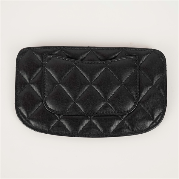 Ví Chanel đen viền nâu (19529739) (BQ) KG+