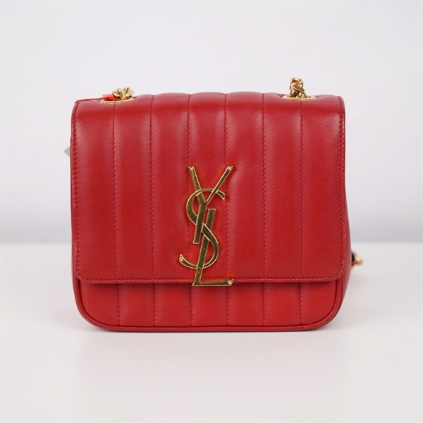 Túi YSL đeo chéo đỏ (GNR538439-0918) sz17 (BQ) KG+