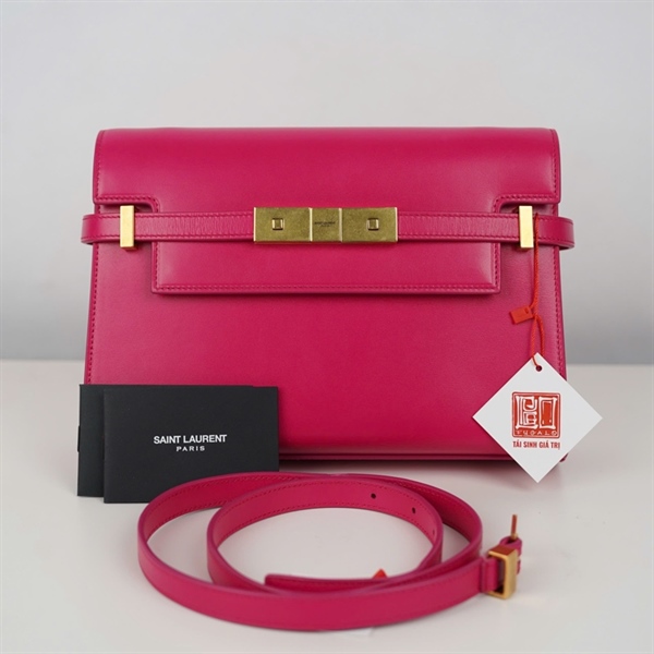 Túi YSL Manhattan hồng (GAB675626-0222) sz24 (BQ) KG+