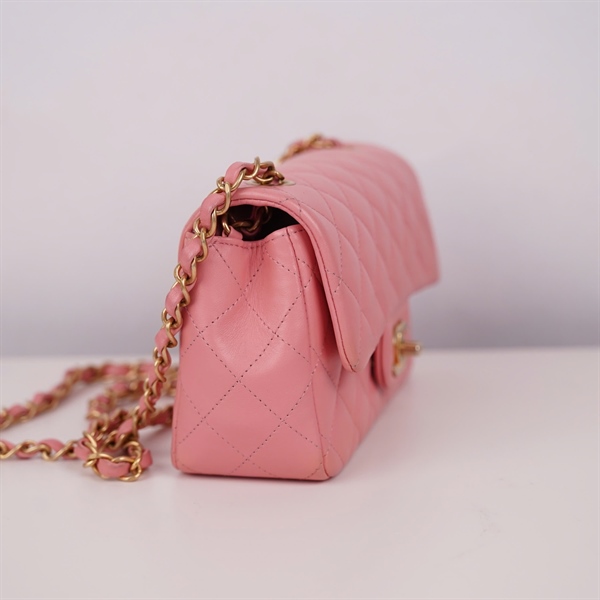 Túi Chanel Classic hồng (28007416) sz19 (BQ) KG+