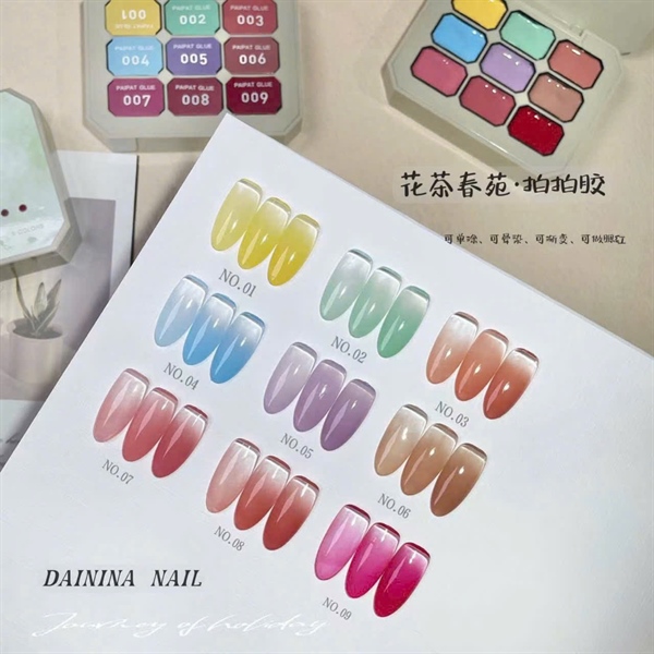 SET GEL DẶM OMBRE_DAININA/MDN_M03 (9pcs)