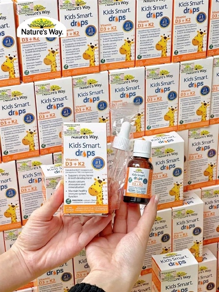 VITAMINT D3K2 NATURAL WAY DÀNH CHO BÉ TỪ SS HÀNG NK