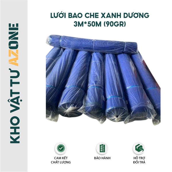 Lưới bao che Xanh dương - 3m*50m ( 90gr )