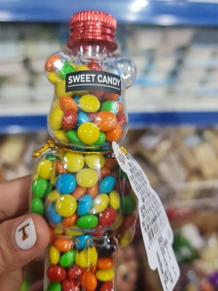 Keo socola chai hinh gau 72g