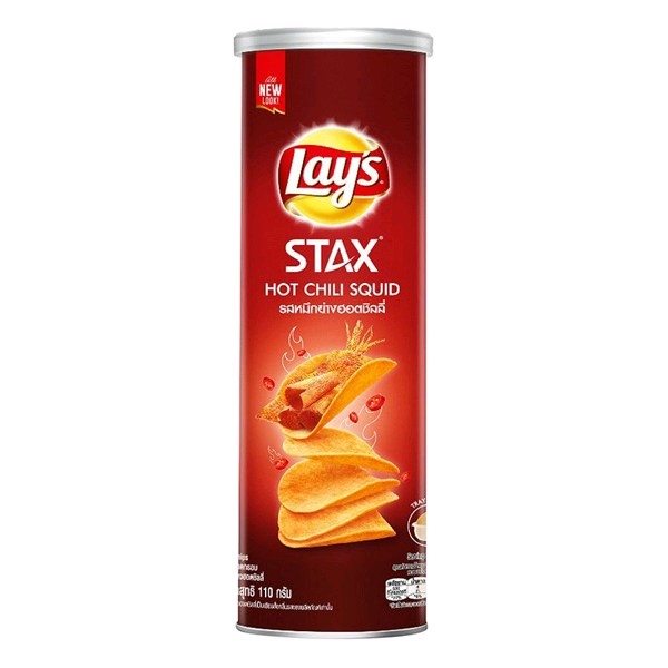 Snack Lay's stax Thái vị mực cay 110g