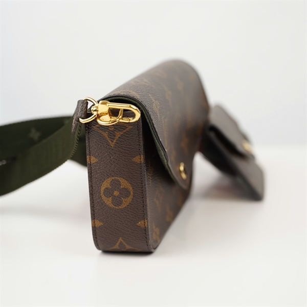 Túi LV Felicie hoa nâu kèm ví sz17 KG+