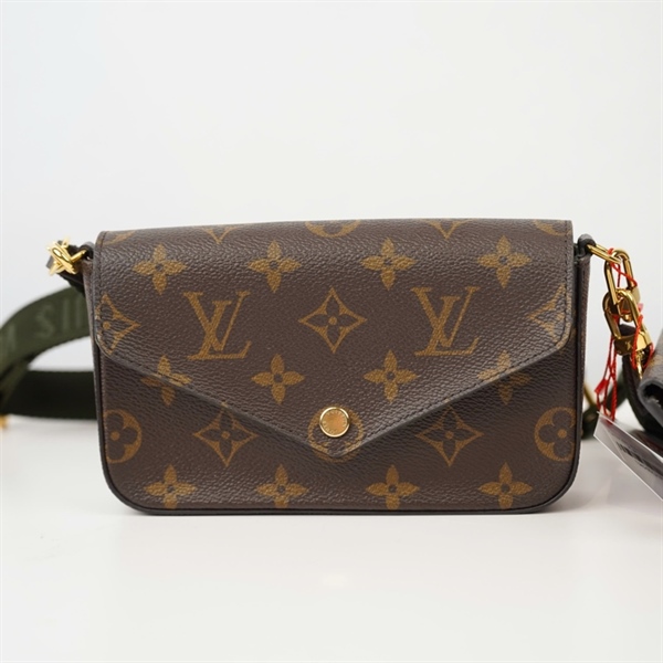 Túi LV Felicie hoa nâu kèm ví sz17 KG+