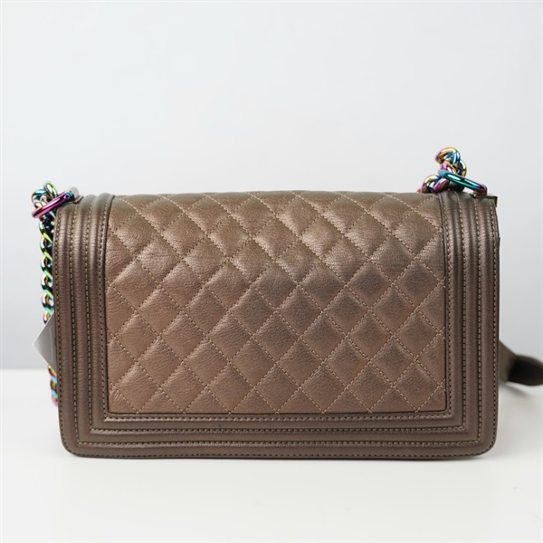 Túi Chanel Boy xám (21765822) sz25 KG+